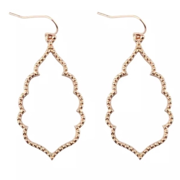 NEW!💙💎BUNDLE! 4 PAIRS!💎💙ROSE GOLD DROP EARRING - Picture 4 of 7